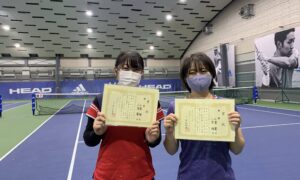 第273回　MTSテニスアリーナ三鷹　ナイター女子ダブルス優勝:小宮・小宮ペア