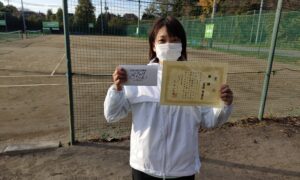 第4回　桜田倶楽部　女子シングルス優勝:富田 香菜子選手