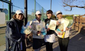 第1816回　善福寺公園テニスクラブ　女子チーム戦準優勝:『フェアレディＺ』