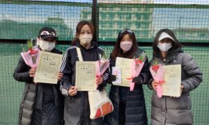 第1842回　桜台テニスクラブ　女子チーム戦準優勝:『どまどま』