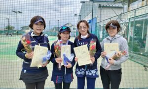 第1884回　南町田インターナショナルテニスカレッジ　女子チーム戦準優勝:『エンジェルス』