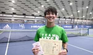 第290回　MTSテニスアリーナ三鷹　ナイター男子シングルス優勝:堀田 康斗選手