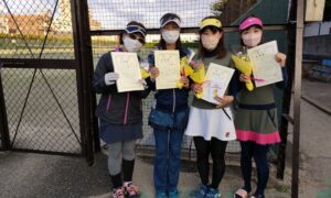 第1990回　桜台テニスクラブ　女子チーム戦準優勝:『チーム☆ＪＰ』