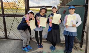 第1990回　桜台テニスクラブ　女子チーム戦優勝:『ナオミと松田』