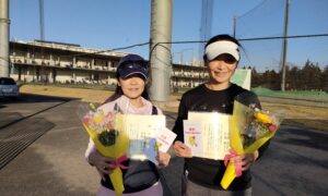 第1993回　東宝調布スポーツパーク　女子ダブルス優勝:千葉・大松ペア
