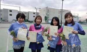 第1997回　南町田インターナショナルテニスカレッジ　女子チーム戦準優勝:『すきがちーず』