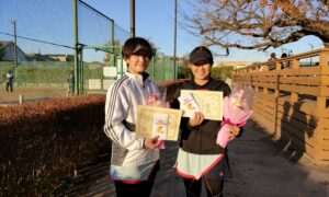 第2004回　善福寺公園テニスクラブ　女子ダブルス優勝:北嵐・グローヴペア