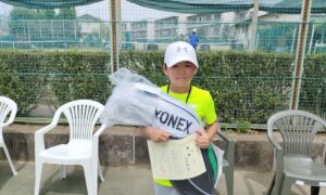 第57回　関町ローンテニスクラブ　小学生10歳以下優勝:河合 琉良選手