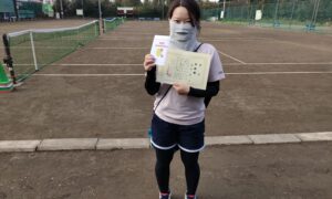 第12回　桜田倶楽部 東京テニスカレッジ　女子シングルス準優勝:原田 舞選手