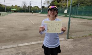 第14回　桜田倶楽部 東京テニスカレッジ　女子シングルス準優勝:村井 直美選手