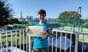 第18回　善福寺公園テニスクラブ　女子シングルス準優勝:橋本 紗織選手
