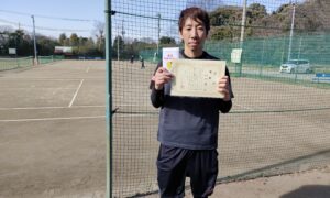 第18回　桜田倶楽部 東京テニスカレッジ　男子シングルス優勝:竹村 慶選手