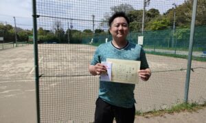 第20回　桜田倶楽部 東京テニスカレッジ　男子シングルス準優勝:小幡 和樹選手