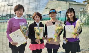 第2050回　南町田インターナショナルテニスカレッジ　女子ダブルスチーム戦優勝:『虹』