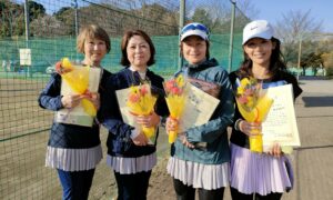 第2080回　桜田倶楽部 東京テニスカレッジ　女子ダブルスチーム戦準優勝:『カーシー』
