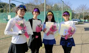 第2080回　桜田倶楽部 東京テニスカレッジ　女子ダブルスチーム戦優勝:『マイさんの羊たち』