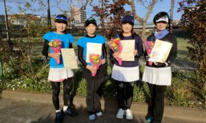 第2082回　桜台テニスクラブ　女子ダブルスチーム戦優勝:『レイ＆マロン』