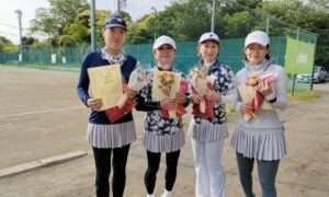 第2110回　桜田倶楽部 東京テニスカレッジ　女子ダブルスチーム戦準優勝:『カーシー』