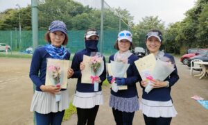 第2154回　桜田倶楽部 東京テニスカレッジ　女子ダブルスチーム戦優勝:『ガターズ』