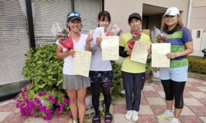 第2160回　緑ヶ丘テニスガーデン　女子ダブルスチーム戦優勝:『フルーチェ』