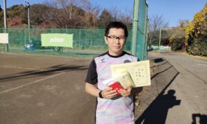 第25回　桜田倶楽部 東京テニスカレッジ　男子シングルス準優勝:中島 淳選手