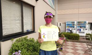 第19回　緑ヶ丘テニスガーデン　女子シングルス優勝:井出 里子選手