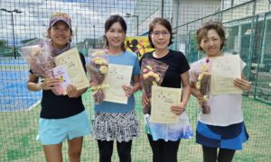 第2189回　南町田インターナショナルテニスカレッジ　女子ダブルスチーム戦優勝:『マイロ』