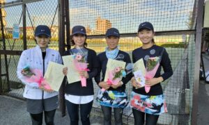 第2216回　桜台テニスクラブ　女子ダブルスチーム戦優勝:『ドンタコス』