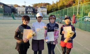 第2228回　百草テニスガーデン　女子ダブルスチーム戦優勝:『パピオン』