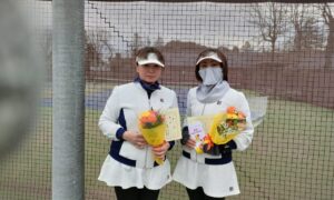 第2272回　MUFG PARKテニスコート　女子ダブルス優勝:蓮見・石川ペア