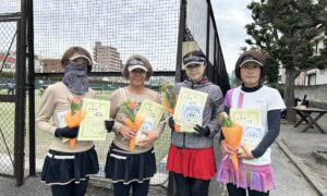 第2278回　桜台テニスクラブ　女子ダブルスチーム戦準優勝:『うえちる』