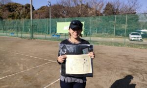 第23回　桜田倶楽部 東京テニスカレッジ　女子シングルス優勝:岩下 かおり選手