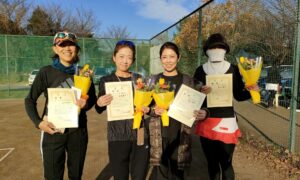 第2262回　桜田倶楽部 東京テニスカレッジ　女子ダブルスチーム戦優勝:『マンゴスチン』