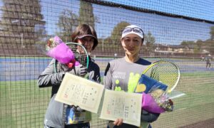 第2336回　MUFG PARKテニスコート　女子ダブルス優勝:平田・宍戸ペア