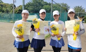 第2354回　桜田倶楽部 東京テニスカレッジ　女子ダブルスチーム戦優勝:「マイさんの羊」チーム