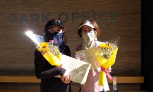 第2365回　MUFG PARKテニスコート　女子ダブルス優勝:吉野・水戸ペア