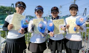 第2373回　善福寺公園テニスクラブ　女子ダブルスチーム戦準優勝:「ロブスターズ」チーム
