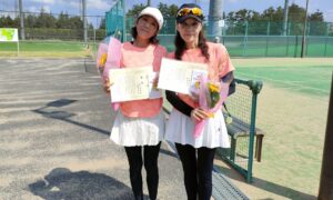 第2404回　東宝調布スポーツパーク　女子ダブルス優勝:風斗・小栗ペア