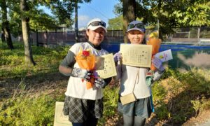 第2415回　MUFG PARKテニスコート　女子ダブルス優勝:小倉・鈴木ペア