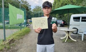 第31回　桜田倶楽部 東京テニスカレッジ　男子シングルス優勝:榎清行選手