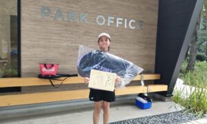 第66回　MUFG PARKテニスコート　小学生女子10才以下シングルス優勝:北村美玖選手