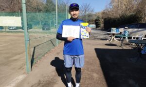 第34回　桜田倶楽部 東京テニスカレッジ　男子シングルス準優勝:バサンジャブビレグサイハン選手