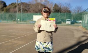 第35回　桜田倶楽部 東京テニスカレッジ　女子シングルス準優勝:鹿倉美穂選手