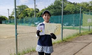 第38回　桜田倶楽部 東京テニスカレッジ　女子シングルス優勝:古澤明日香選手