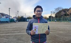 第42回　桜田倶楽部 東京テニスカレッジ　男子シングルス準優勝:中島淳選手