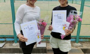 第2577回　百草テニスガーデン　女子ダブルス準優勝:
