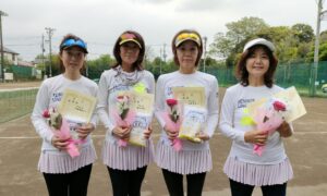 第2556回　桜田倶楽部 東京テニスカレッジ　女子ダブルスチーム戦準優勝:「FOI2」チーム
