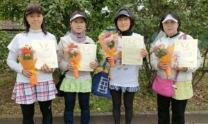第2562回　桜台テニスクラブ　女子ダブルスチーム戦優勝:「マカロン」チーム