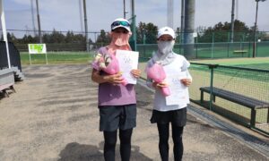 第2571回　東宝調布スポーツパーク　女子ダブルス準優勝:松澤・岡ペア