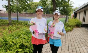 第2584回　MUFG PARKテニスコート　女子ダブルス優勝:小峰・長縄ペア